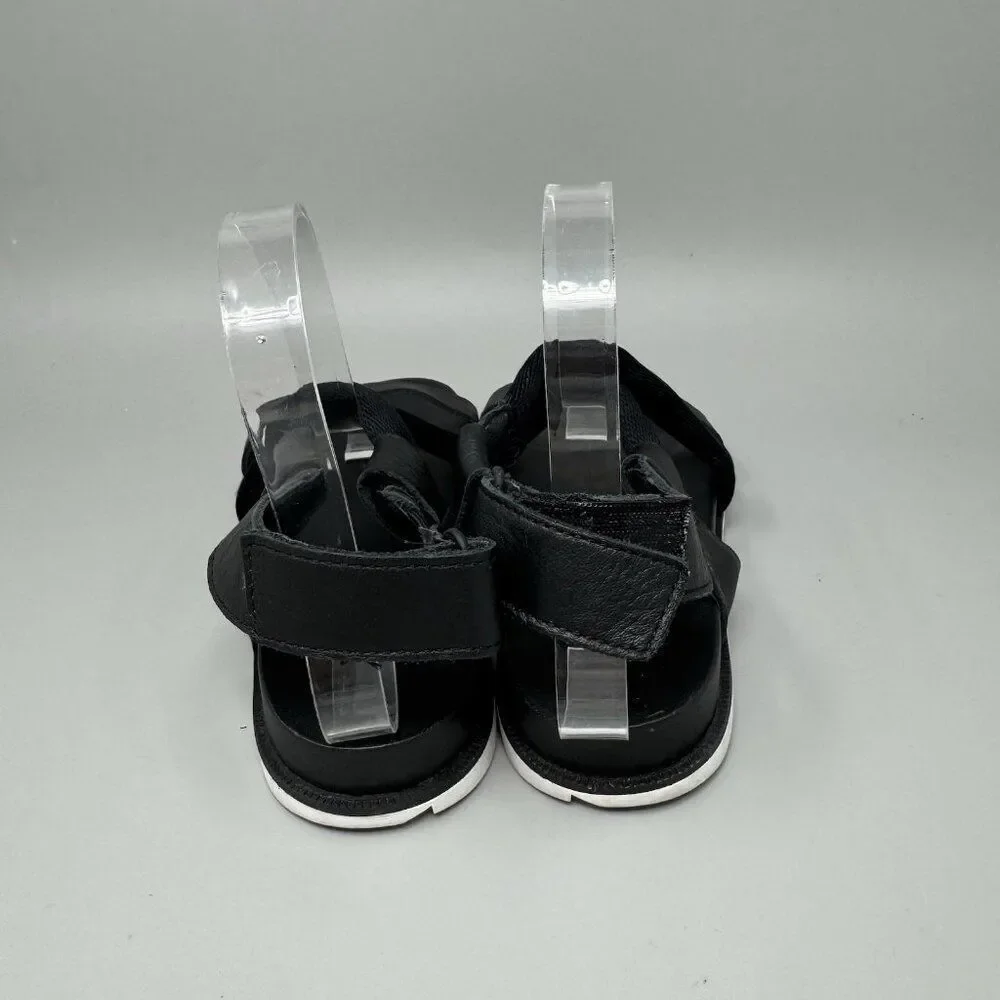 Sorel Roaming Multi-Strap Sandals Womens Strappy Gladiator Black White Size 5.5